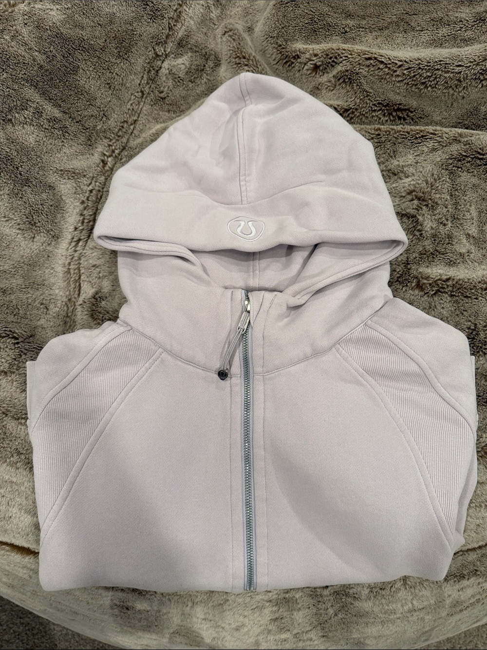 lululemon athletica Light Lavender Full-Zip Scuba Hoodie